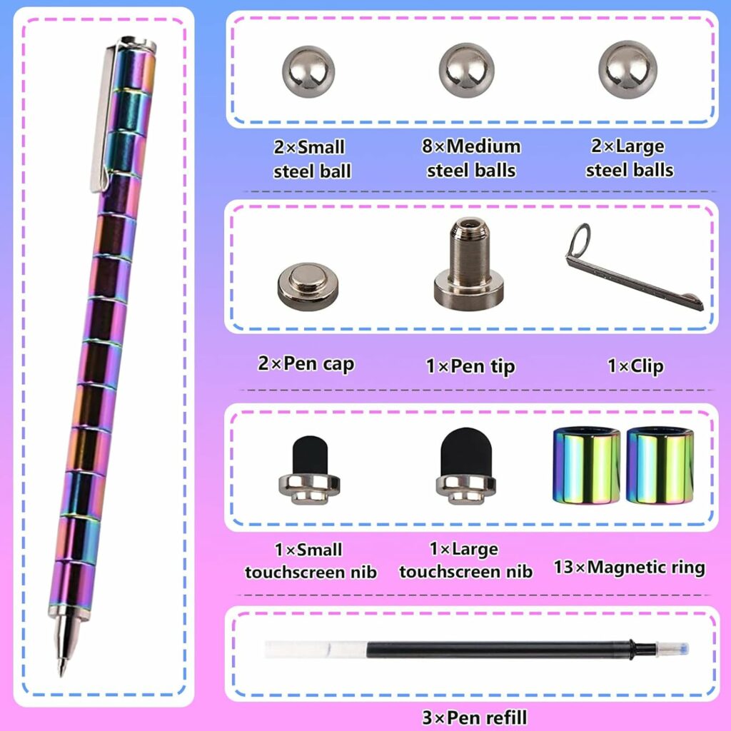 Fidget Pen Teen Girl Boy Gifts - Magnetic Pen Magnet Pen for Adults Kids Teens - Gift for Teenage Girl Boy - Best Gift for 10 11 12 13 14 15 16 Years Old - Novelty Toy Gift for Kids 8-12 Fidget Pen Teen Girl Boy Gifts - Magnetic Pen Magnet Pen for Adults Kids Teens - Gift for Teenage Girl Boy - Best Gift for 10 11 12 13 14 15 16 Years Old - Novelty Toy Gift for Kids 8-12