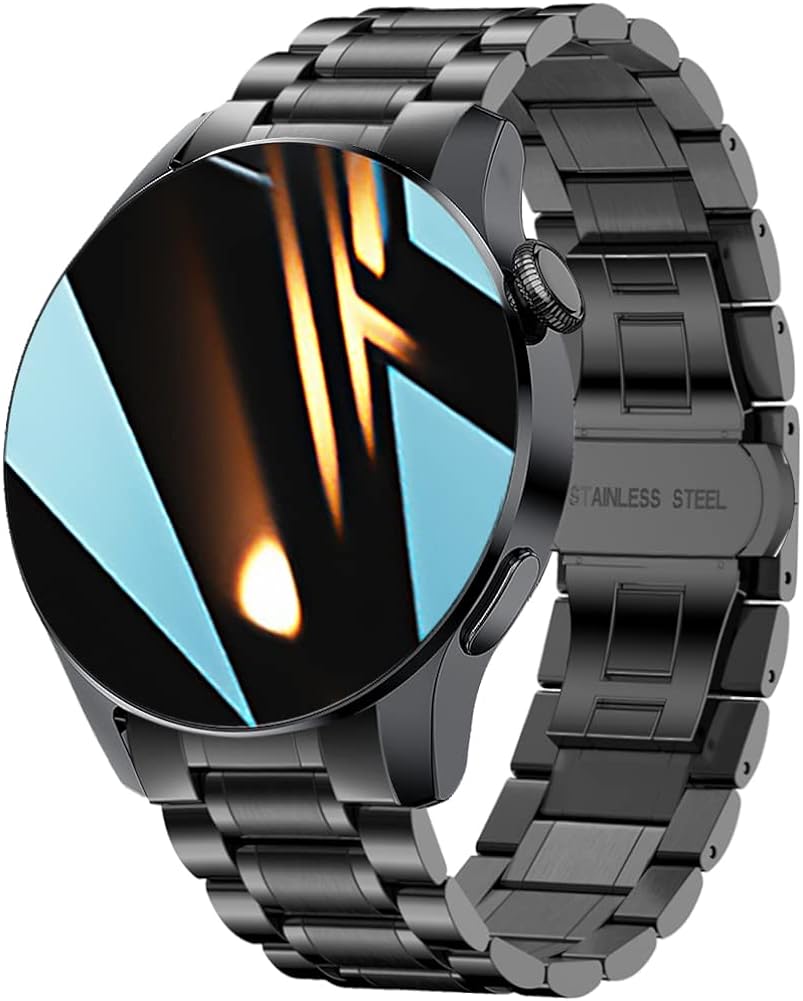 FILIEKEU Bluetooth Calls Smart Watch Men Women Heart Rate Sleep Monitor Steps IP67 Waterproof Sport Fitness Tracker 1.3Touch Screen Fasion Black Stainless Steel Smart Watches for Android iOS FILIEKEU Bluetooth Calls Smart Watch Men Women Heart Rate Sleep Monitor Steps IP67 Waterproof Sport Fitness Tracker 1.3Touch Screen Fasion Black Stainless Steel Smart Watches for Android iOS