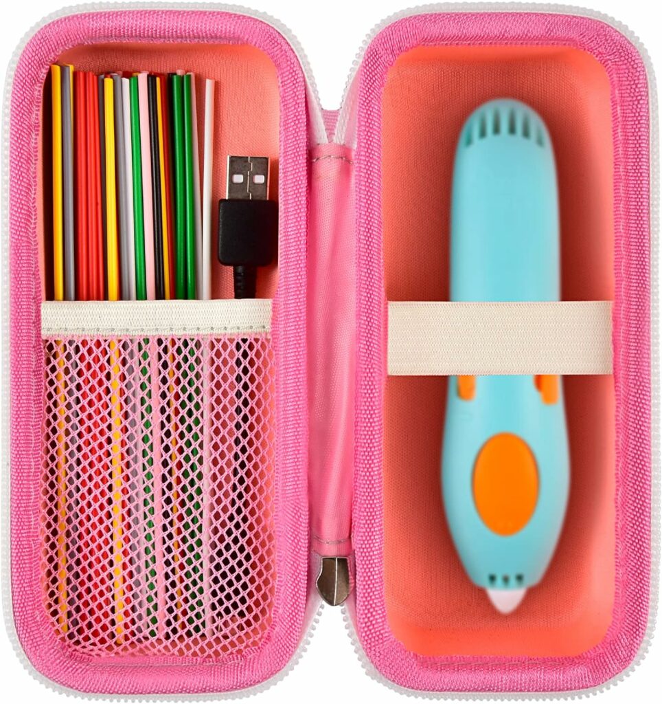 GWCASE Case Compatible with 3Doodler Start+ Essentials for 3D Pen Set for Kids, for 3D Pens Storage Organizer Carrying Holder Fit for 3D Printing Pen, Plastic Refill Blister (Box Only)-Pink GWCASE Case Compatible with 3Doodler Start+ Essentials for 3D Pen Set for Kids, for 3D Pens Storage Organizer Carrying Holder Fit for 3D Printing Pen, Plastic Refill Blister (Box Only)-Pink