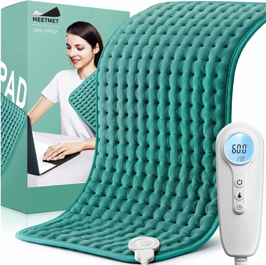 Heating Pad for Back Neck Shoulder Pain Relief, Gifts for Women, Men, Mom, Dad, Christmas, Mothers Day, Fathers Day, Electric Heating Pads with Auto Shut Off  6 Heat Settings, Moist Dry Heat Options Heating Pad for Back Neck Shoulder Pain Relief, Gifts for Women, Men, Mom, Dad, Christmas, Mothers Day, Fathers Day, Electric Heating Pads with Auto Shut Off  6 Heat Settings, Moist Dry Heat Options