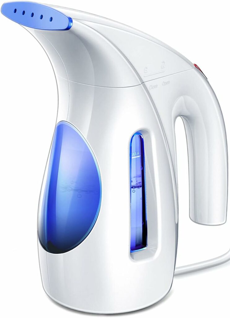 Hilife Steamer for Clothes, Portable Handheld Design, 240ml Big Capacity, 700W, Strong Penetrating Steam, Removes Wrinkle, for Home, Office and Travel Hilife Steamer for Clothes, Portable Handheld Design, 240ml Big Capacity, 700W, Strong Penetrating Steam, Removes Wrinkle, for Home, Office and Travel