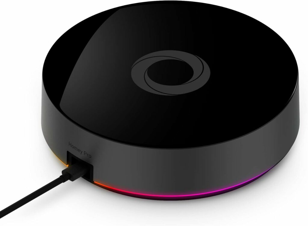 Homey Pro (Early 2023) | Smart Home Hub for Home Automation – Features Z-Wave Plus, Zigbee, Wi-Fi, BLE, Infrared, Matter  Thread. Compatible with Siri, Alexa  Google Home. Homey Pro (Early 2023) | Smart Home Hub for Home Automation – Features Z-Wave Plus, Zigbee, Wi-Fi, BLE, Infrared, Matter  Thread. Compatible with Siri, Alexa  Google Home.