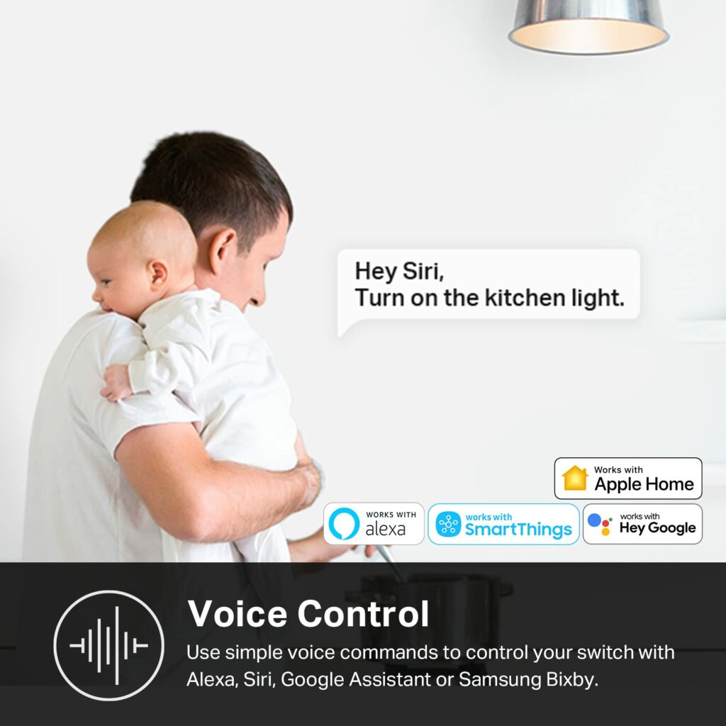 Kasa Smart Light Switch HS200, Single Pole, Needs Neutral Wire, 2.4GHz Wi-Fi Light Switch Works with Alexa and Google Home, UL Certified, No Hub Required , White Kasa Smart Light Switch HS200, Single Pole, Needs Neutral Wire, 2.4GHz Wi-Fi Light Switch Works with Alexa and Google Home, UL Certified, No Hub Required , White