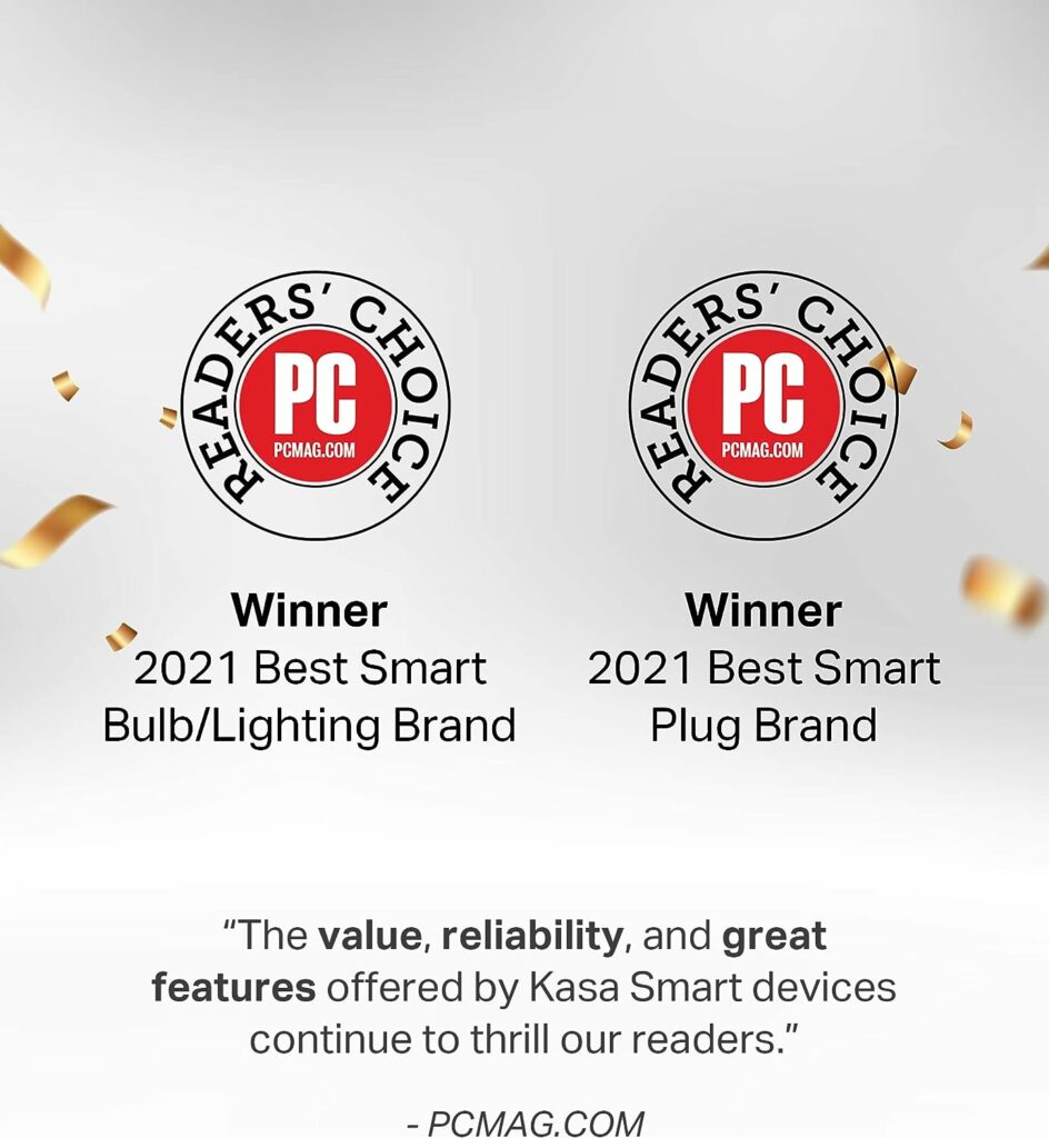 Kasa Smart Plug Mini 15A, Apple HomeKit Supported, Smart Outlet Works with Siri, Alexa  Google Home, UL Certified, App Control, Scheduling, Timer, 2.4G WiFi Only, 4-Pack (EP25P4), White Kasa Smart Plug Mini 15A, Apple HomeKit Supported, Smart Outlet Works with Siri, Alexa  Google Home, UL Certified, App Control, Scheduling, Timer, 2.4G WiFi Only, 4-Pack (EP25P4), White