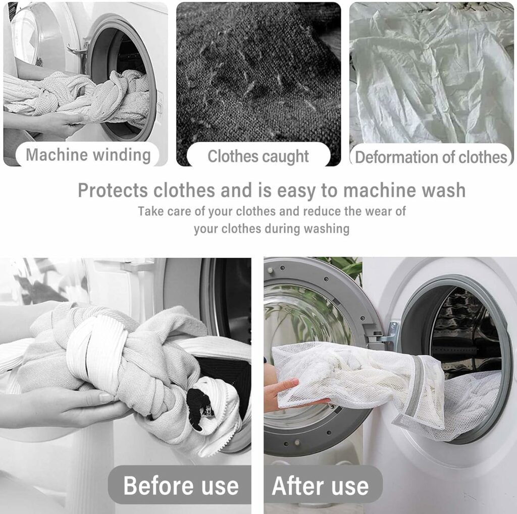 Laundry Bags Mesh Wash Bags (2 Large + 1 Medium + 1 Small), Reusable delicate laundry bag for College, Dorm, Storage Laundry Bags Mesh Wash Bags (2 Large + 1 Medium + 1 Small), Reusable delicate laundry bag for College, Dorm, Storage