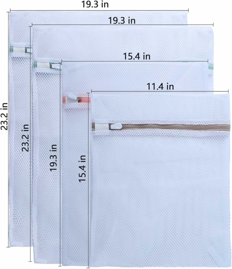 Laundry Bags Mesh Wash Bags (2 Large + 1 Medium + 1 Small), Reusable delicate laundry bag for College, Dorm, Storage Laundry Bags Mesh Wash Bags (2 Large + 1 Medium + 1 Small), Reusable delicate laundry bag for College, Dorm, Storage