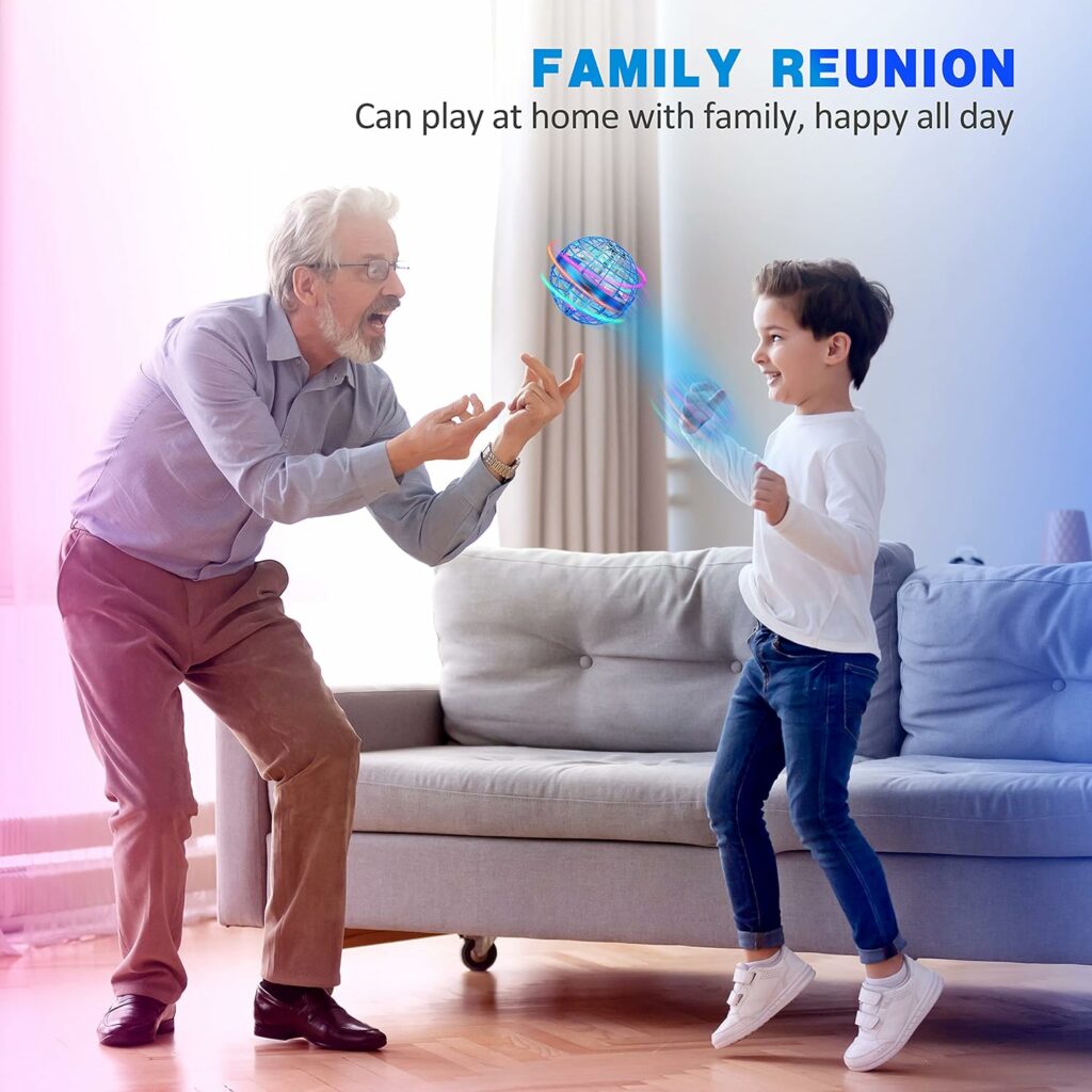 LEMATRIX 2023 Flying Orb Ball Toy, Hover Ball Boomerang Fly Fidget Spinner, Cool Toys Gifts for 6 7 8 9 10 11 12+ Years Old boy Girls Teens, Hand Mini Drone Cosmic Globe, Indoor Outdoor Toys(Blue) LEMATRIX 2023 Flying Orb Ball Toy, Hover Ball Boomerang Fly Fidget Spinner, Cool Toys Gifts for 6 7 8 9 10 11 12+ Years Old boy Girls Teens, Hand Mini Drone Cosmic Globe, Indoor Outdoor Toys(Blue)