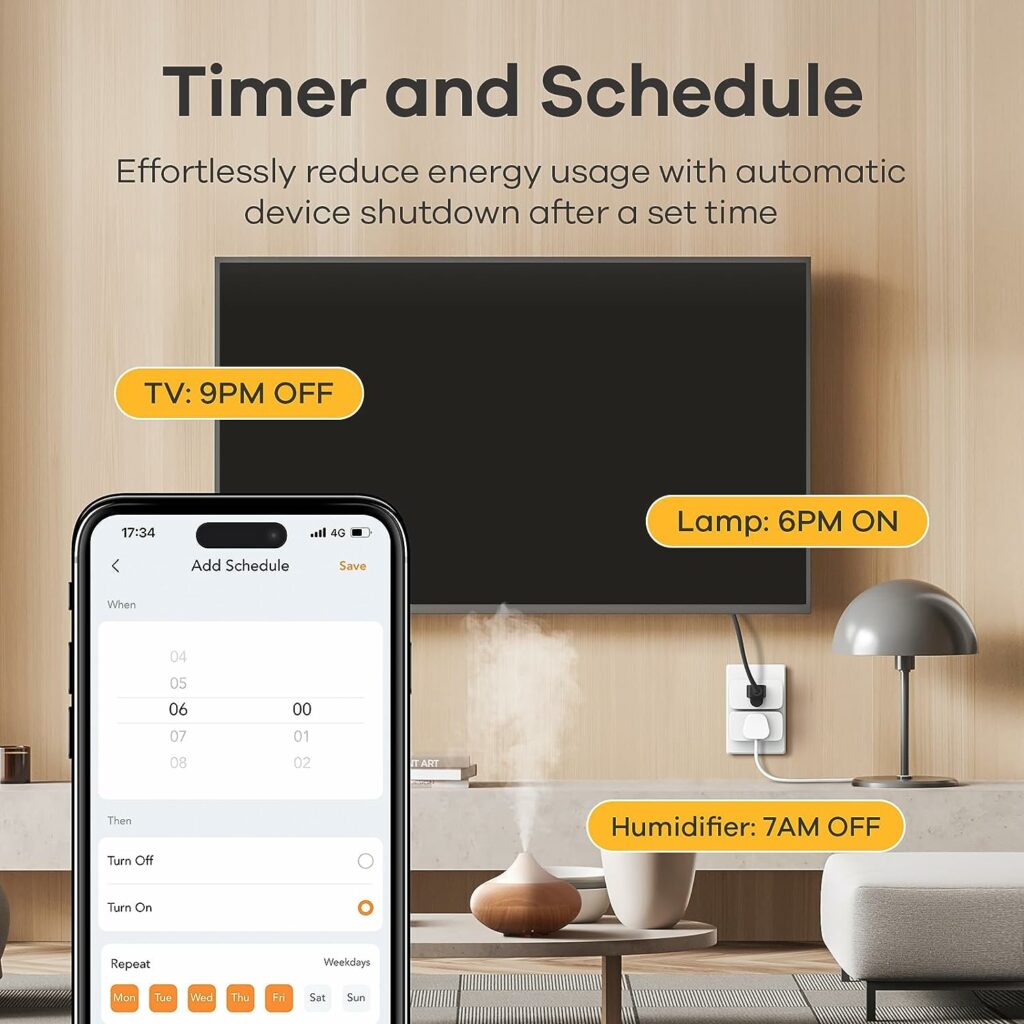 Linkind Matter Smart Plug, Work with Apple Home, Siri, Alexa, Google Home, SmartThings, Smart Outlet 15A/1800W Max, Smart Home Automation with Remote Control,TimerSchedule, 2.4G Wi-Fi Only, 1 Pack Linkind Matter Smart Plug, Work with Apple Home, Siri, Alexa, Google Home, SmartThings, Smart Outlet 15A/1800W Max, Smart Home Automation with Remote Control,TimerSchedule, 2.4G Wi-Fi Only, 1 Pack