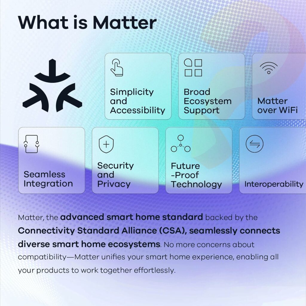 Linkind Matter WiFi Smart Light Bulbs Work with Apple Home, Siri, Google Home, Alexa, SmartThings, RGBTW Color Changing Light Bulbs Music Sync, Mood Lighting, 2.4Ghz WiFi Only A19 E26 60W 800LM 3 Pack Linkind Matter WiFi Smart Light Bulbs Work with Apple Home, Siri, Google Home, Alexa, SmartThings, RGBTW Color Changing Light Bulbs Music Sync, Mood Lighting, 2.4Ghz WiFi Only A19 E26 60W 800LM 3 Pack