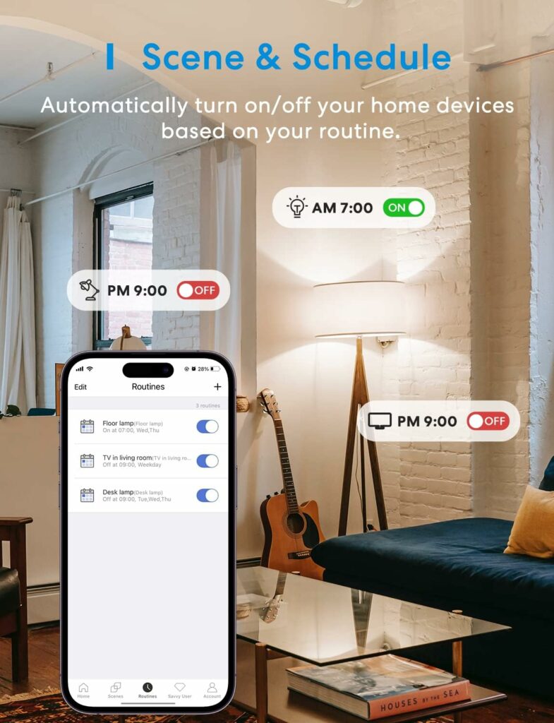 meross Smart Power Strip Compatible with Apple HomeKit, Siri, Alexa, Google Home and SmartThings, WiFi Surge Protector with 4 AC Outlets, 4 USB Ports and 6ft Extension Cord, Voice and Remote Control meross Smart Power Strip Compatible with Apple HomeKit, Siri, Alexa, Google Home and SmartThings, WiFi Surge Protector with 4 AC Outlets, 4 USB Ports and 6ft Extension Cord, Voice and Remote Control