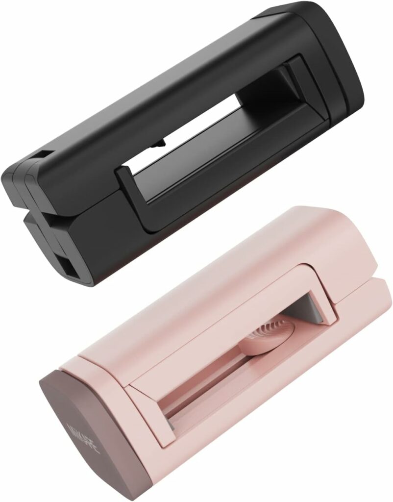 MiiKARE 2 Pack Airplane Travel Essentials Phone Holder/ Stand (Black+Pink), Universal Handsfree Phone Mount for Flying with 360 Degree Rotation, Travel Must Haves Accessory MiiKARE 2 Pack Airplane Travel Essentials Phone Holder/ Stand (Black+Pink), Universal Handsfree Phone Mount for Flying with 360 Degree Rotation, Travel Must Haves Accessory