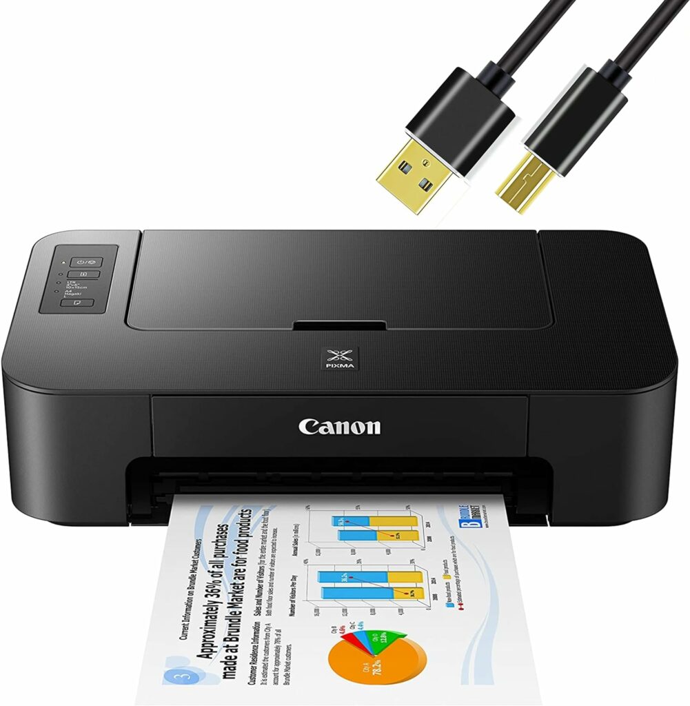 NEEGO Canon Pixma Inkjet Color Printer, High Resolution Fast Speed Printing Compact Size Easy Setup and Simple Connectivity Up to 4800x1200 DPI Color Resolution 6 ft Printer Cable - Black : Office Products NEEGO Canon Pixma Inkjet Color Printer, High Resolution Fast Speed Printing Compact Size Easy Setup and Simple Connectivity Up to 4800x1200 DPI Color Resolution 6 ft Printer Cable - Black : Office Products