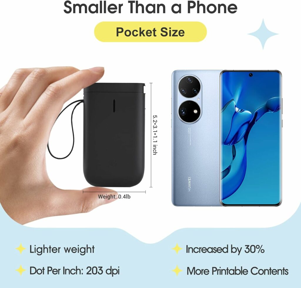 NIIMBOT Label Maker Machine D11 Label Printer Tape Included Portable Wireless Connection Multiple Templates Available for Phone Easy to Use Office Home Organization USB Rechargeable NIIMBOT Label Maker Machine D11 Label Printer Tape Included Portable Wireless Connection Multiple Templates Available for Phone Easy to Use Office Home Organization USB Rechargeable