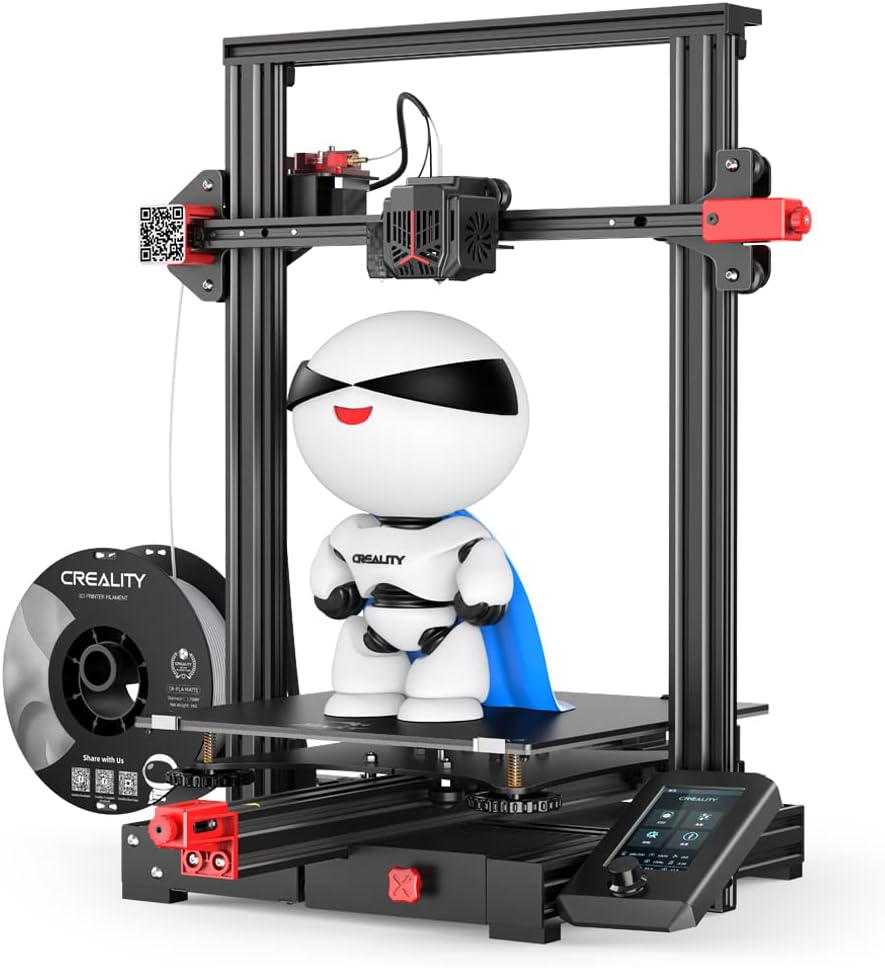 Official Creality Ender 3 Max Neo 3D Printer, Large Print Size 11.8x11.8x12.6in, Ender 3 Max Upgraded with CR Touch Auto Leveling Dual Z-Axis All-Metal Bowden Extruder 4.3 Color Knob Screen Official Creality Ender 3 Max Neo 3D Printer, Large Print Size 11.8x11.8x12.6in, Ender 3 Max Upgraded with CR Touch Auto Leveling Dual Z-Axis All-Metal Bowden Extruder 4.3 Color Knob Screen