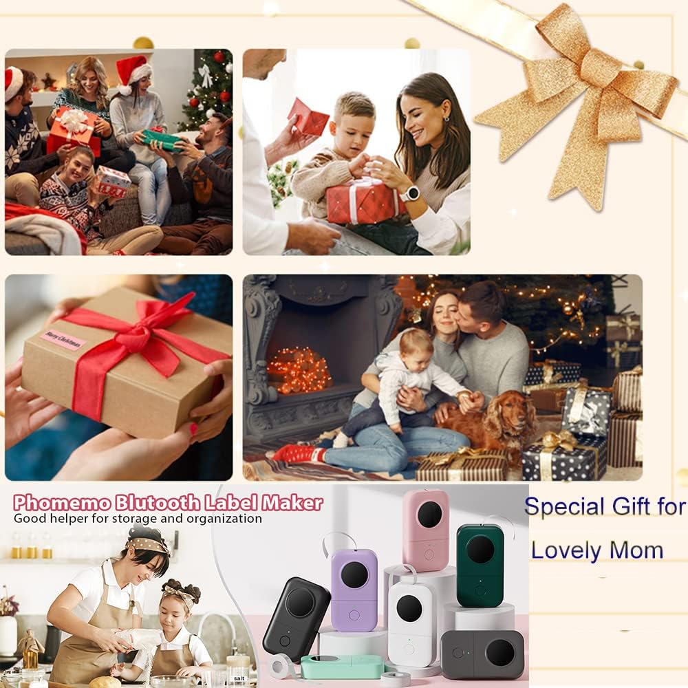 Phomemo D30 Label Makers Machine with Tape - Portable Bluetooth Mini Sticker Thermal Printer Handheld Rechargeable, Easy to Use for Office Home Organization, Rich Icon Font Multiple Templates Phomemo D30 Label Makers Machine with Tape - Portable Bluetooth Mini Sticker Thermal Printer Handheld Rechargeable, Easy to Use for Office Home Organization, Rich Icon Font Multiple Templates