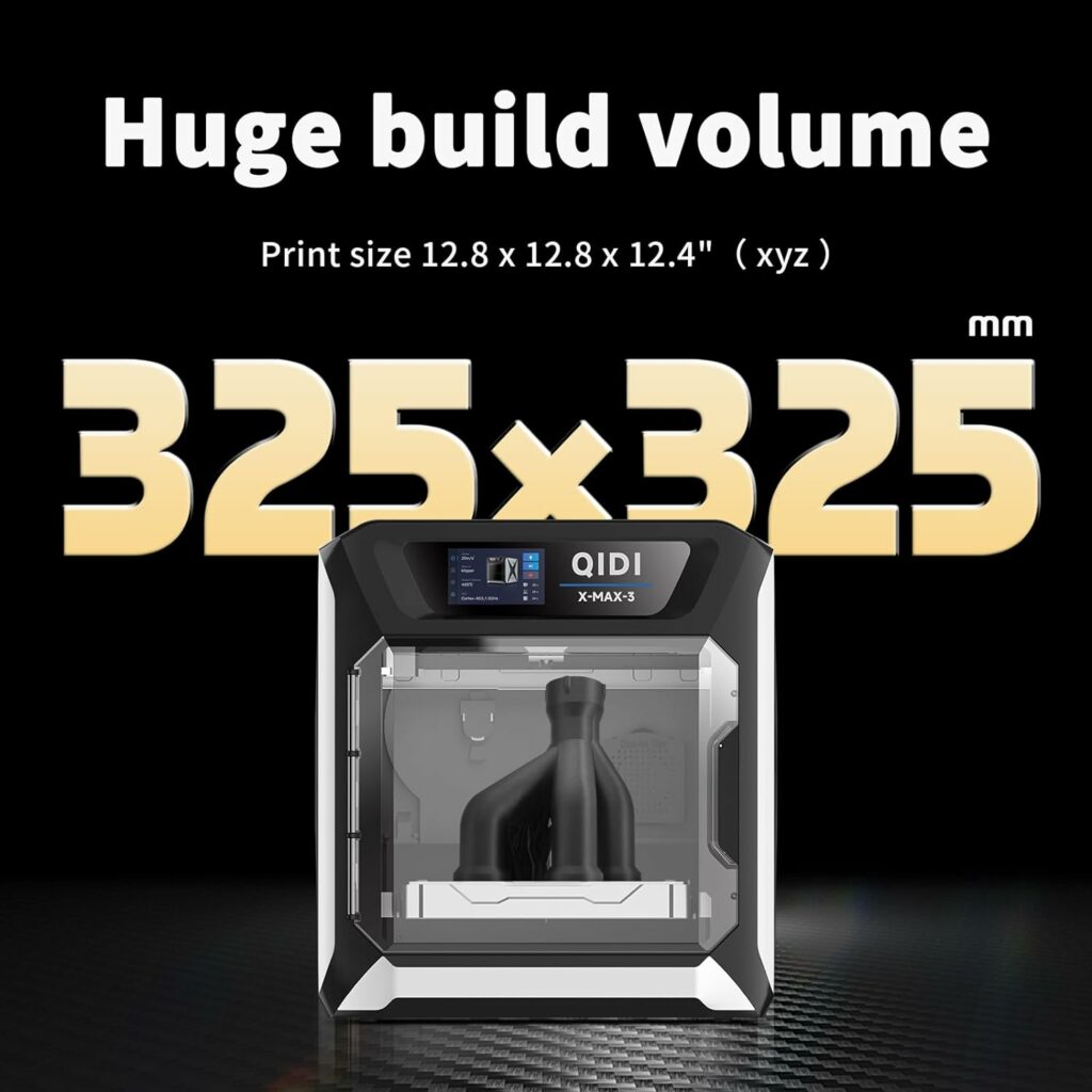 R QIDI TECHNOLOGY MAX3 3D Printer,All-Around Large Size 3D Printers,600mm/s Fast Print,High PrecisionHigh-Speed Industrial Grade,Fully Automatic Leveling,65℃ Chamber Heat,12.8×12.8×12.4: Industrial  Scientific R QIDI TECHNOLOGY MAX3 3D Printer,All-Around Large Size 3D Printers,600mm/s Fast Print,High PrecisionHigh-Speed Industrial Grade,Fully Automatic Leveling,65℃ Chamber Heat,12.8×12.8×12.4: Industrial  Scientific