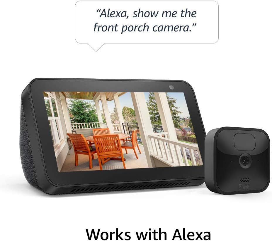 Smart Home Bundle - Echo Show 8 + Blink Video Doorbell + Blink Outdoor 1-Cam System + 2 Smart Plugs Smart Home Bundle - Echo Show 8 + Blink Video Doorbell + Blink Outdoor 1-Cam System + 2 Smart Plugs