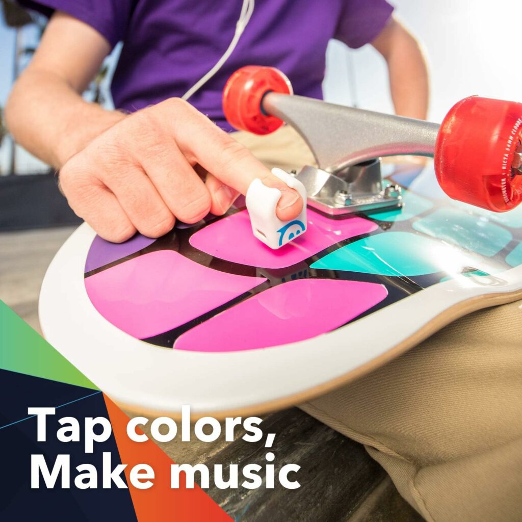 Sphero Specdrums (1 Ring) App-Enabled Musical Ring with Play Pad Included - Create Sounds, Loops, Beats for Musicians of Any Skill Level - STEAM Educational Music Toy for Kids, White Sphero Specdrums (1 Ring) App-Enabled Musical Ring with Play Pad Included - Create Sounds, Loops, Beats for Musicians of Any Skill Level - STEAM Educational Music Toy for Kids, White