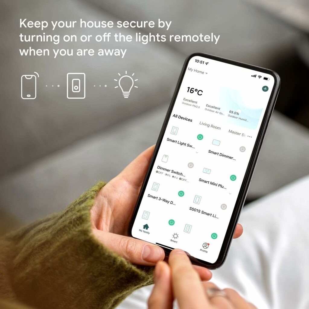 TREATLIFE Smart Light Switch 2 Pack, Compatible with Apple HomeKit, Siri, Alexa, Google Home  SmartThings, 2.4GHz WiFi Light Switch, Neutral Wire Required, Single Pole TREATLIFE Smart Light Switch 2 Pack, Compatible with Apple HomeKit, Siri, Alexa, Google Home  SmartThings, 2.4GHz WiFi Light Switch, Neutral Wire Required, Single Pole