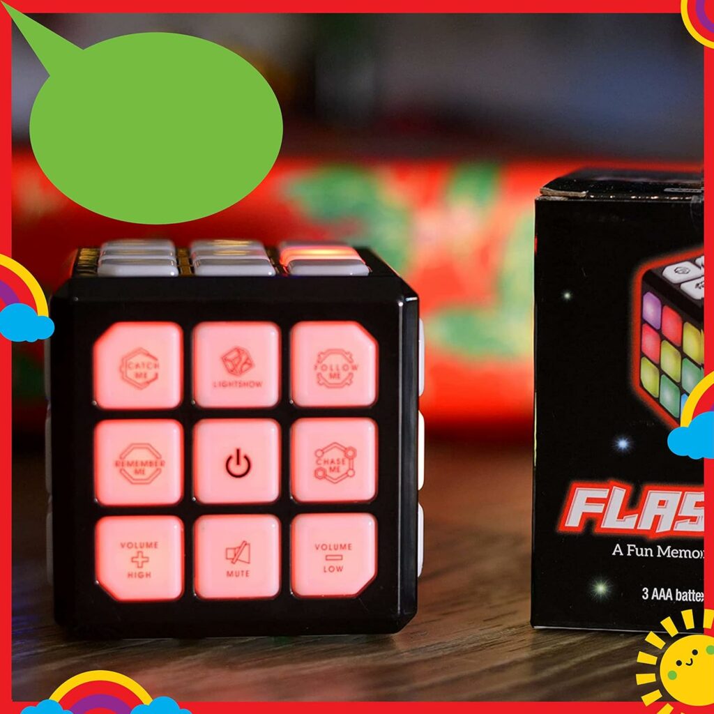 Winning Fingers Flashing Cube Electronic Memory  Brain Game | 4-in-1 Handheld Game for Kids | STEM Toys for Kids Boys and Girls | Fun Gift Toy for Kids Ages 6-12 Winning Fingers Flashing Cube Electronic Memory  Brain Game | 4-in-1 Handheld Game for Kids | STEM Toys for Kids Boys and Girls | Fun Gift Toy for Kids Ages 6-12