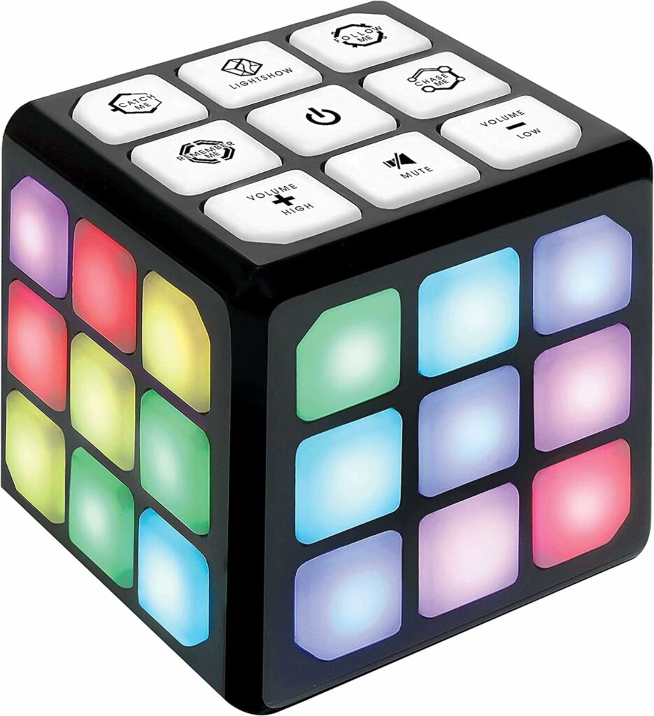Winning Fingers Flashing Cube Electronic Memory  Brain Game | 4-in-1 Handheld Game for Kids | STEM Toys for Kids Boys and Girls | Fun Gift Toy for Kids Ages 6-12 Winning Fingers Flashing Cube Electronic Memory  Brain Game | 4-in-1 Handheld Game for Kids | STEM Toys for Kids Boys and Girls | Fun Gift Toy for Kids Ages 6-12